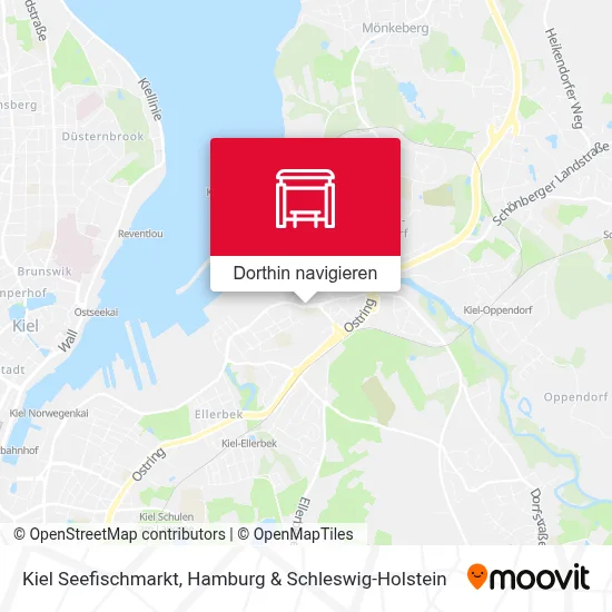 Kiel Seefischmarkt Karte