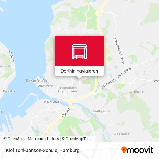 Kiel Toni-Jensen-Schule Karte