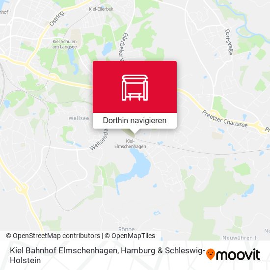 Kiel Bahnhof Elmschenhagen Karte