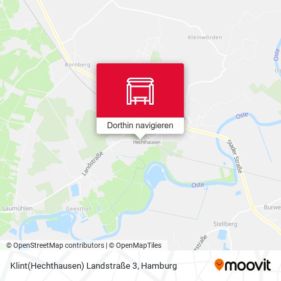 Klint(Hechthausen) Landstraße 3 Karte