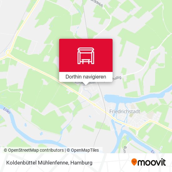 Koldenbüttel Mühlenfenne Karte