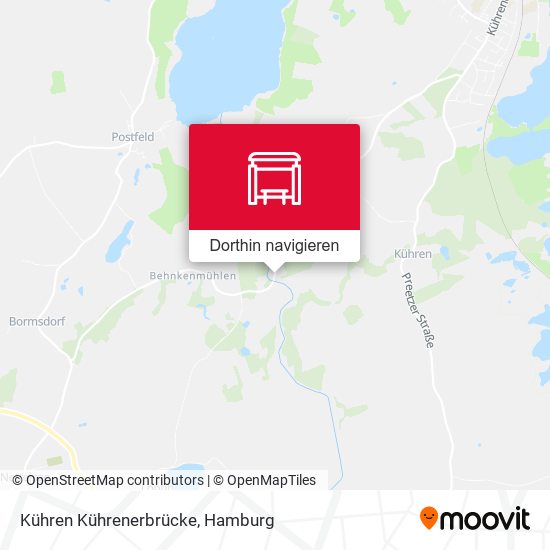 Kühren Kührenerbrücke Karte
