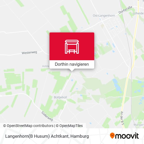 Langenhorn(B Husum) Achtkant Karte