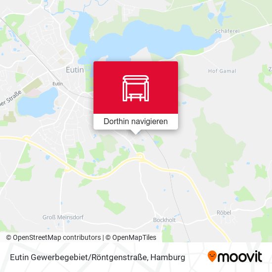 Eutin Gewerbegebiet / Röntgenstraße Karte