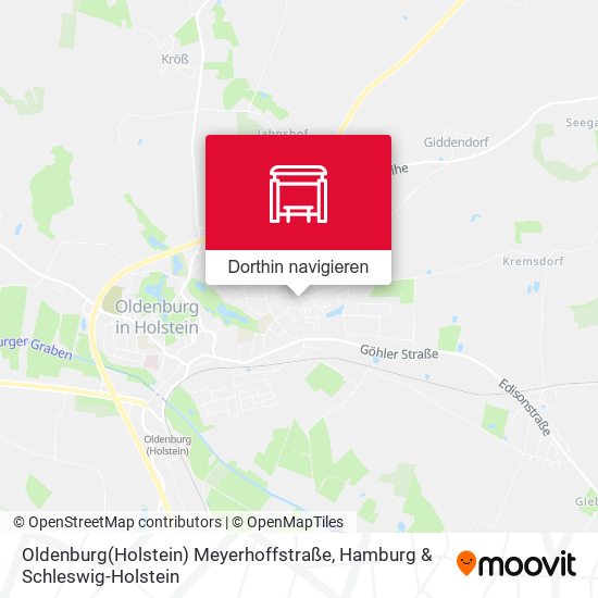 Oldenburg(Holstein) Meyerhoffstraße Karte