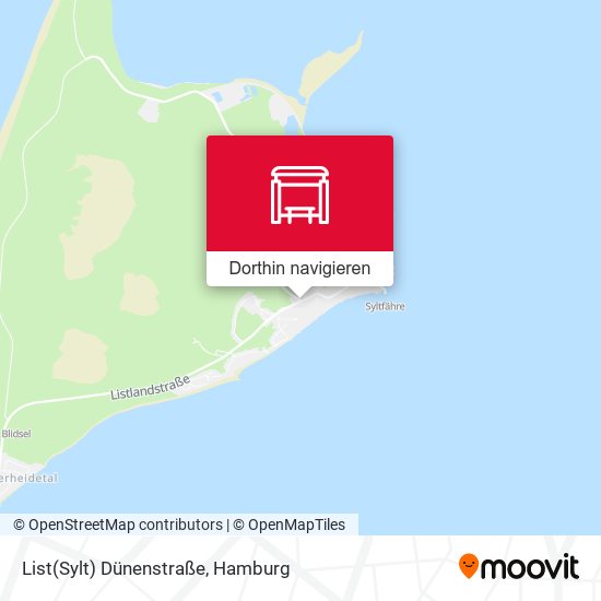 List(Sylt) Dünenstraße Karte