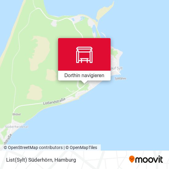 List(Sylt) Süderhörn Karte