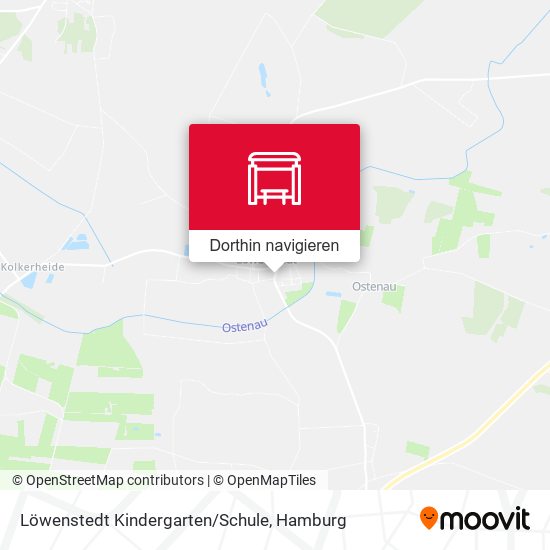 Löwenstedt Kindergarten/Schule Karte