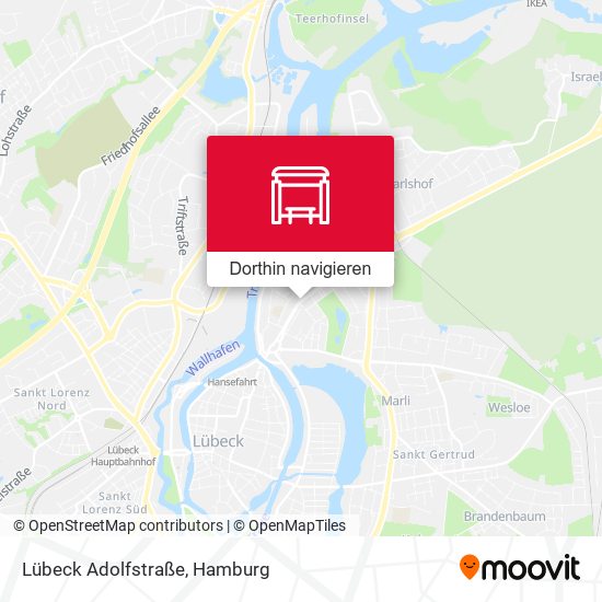 Lübeck Adolfstraße Karte