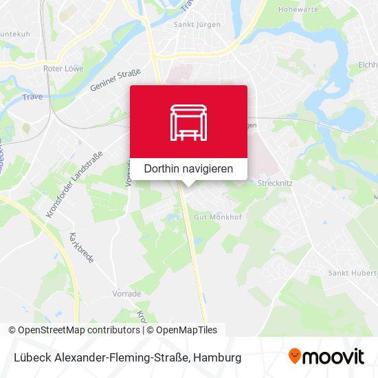 Lübeck Alexander-Fleming-Straße Karte
