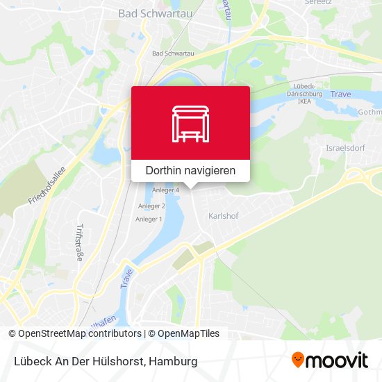 Lübeck An Der Hülshorst Karte