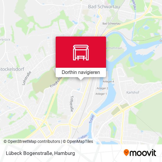 Lübeck Bogenstraße Karte