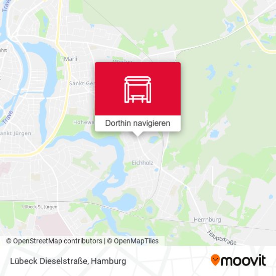 Lübeck Dieselstraße Karte