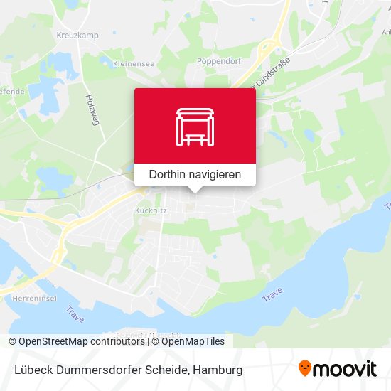 Lübeck Dummersdorfer Scheide Karte