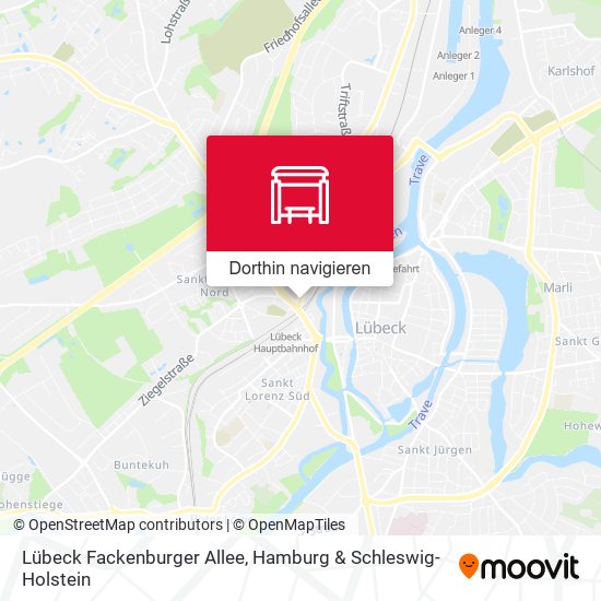 Lübeck Fackenburger Allee Karte