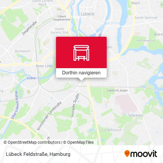 Lübeck Feldstraße Karte