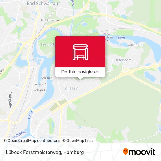 Lübeck Forstmeisterweg Karte