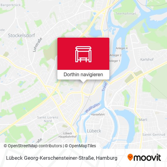 Lübeck Georg-Kerschensteiner-Straße Karte
