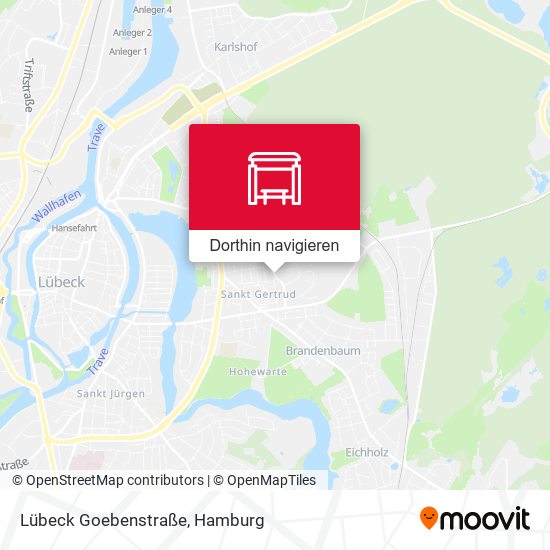 Lübeck Goebenstraße Karte