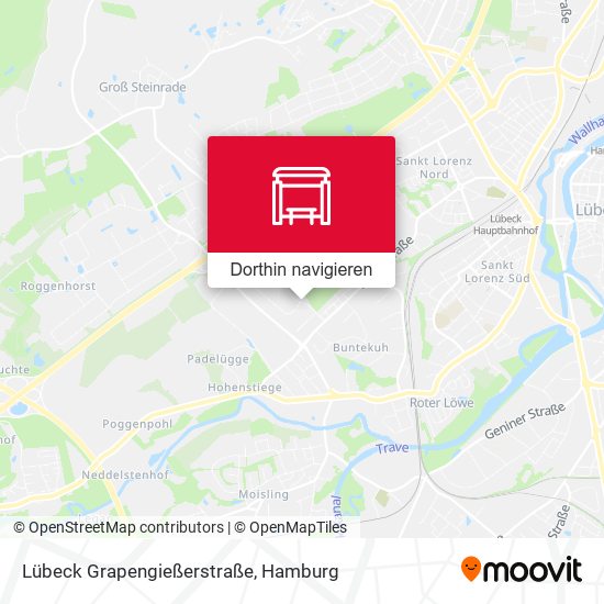 Lübeck Grapengießerstraße Karte