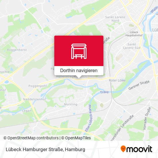 Lübeck Hamburger Straße Karte