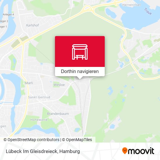 Lübeck Im Gleisdreieck Karte