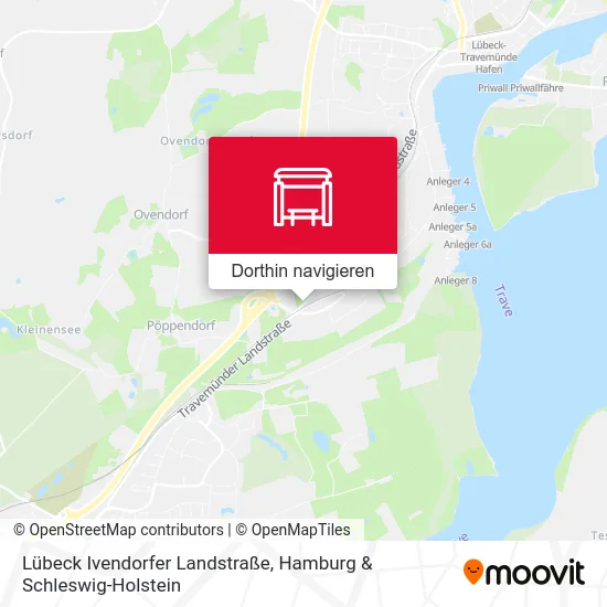 Lübeck Ivendorfer Landstraße Karte