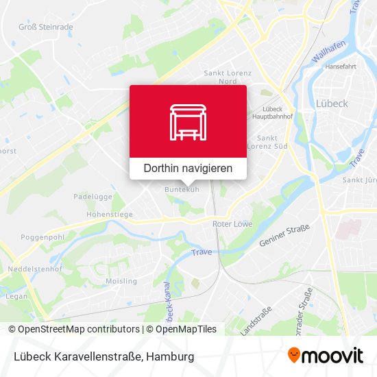Lübeck Karavellenstraße Karte