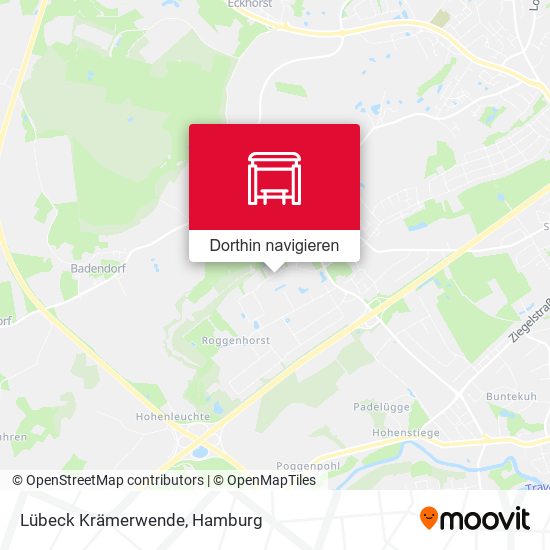 Lübeck Krämerwende Karte