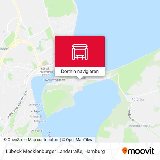 Lübeck Mecklenburger Landstraße Karte