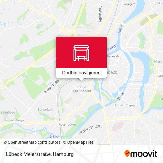 Lübeck Meierstraße Karte