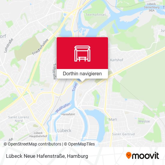 Lübeck Neue Hafenstraße Karte