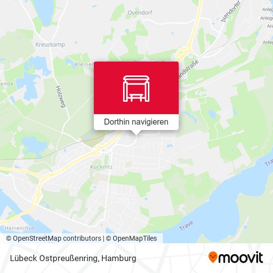 Lübeck Ostpreußenring Karte