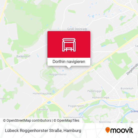 Lübeck Roggenhorster Straße Karte