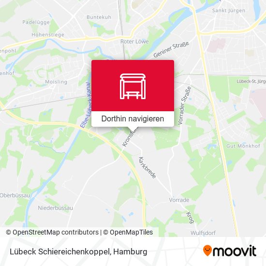 Lübeck Schiereichenkoppel Karte