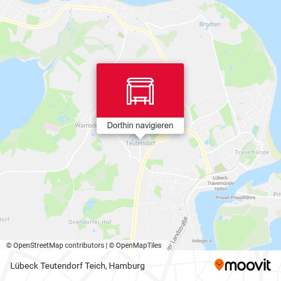 Lübeck Teutendorf Teich Karte