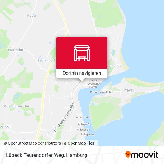 Lübeck Teutendorfer Weg Karte