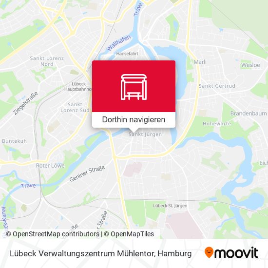 Lübeck Verwaltungszentrum Mühlentor Karte