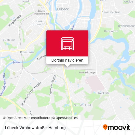 Lübeck Virchowstraße Karte