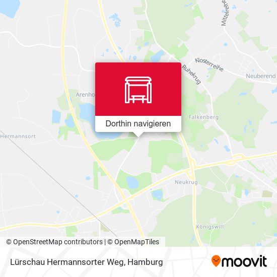 Lürschau Hermannsorter Weg Karte