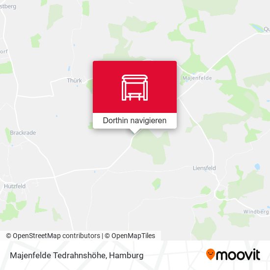 Majenfelde Tedrahnshöhe Karte