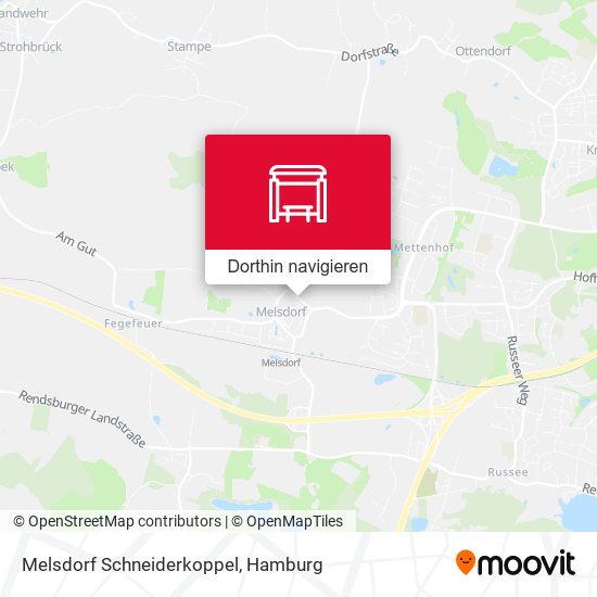 Melsdorf Schneiderkoppel Karte