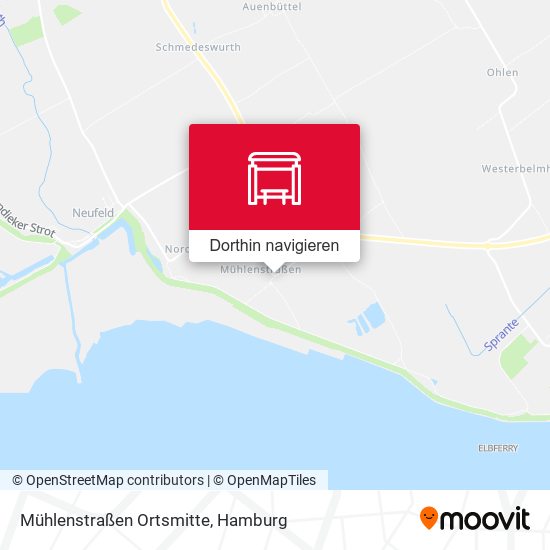 Mühlenstraßen Ortsmitte Karte
