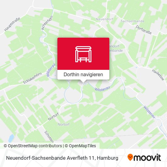 Neuendorf-Sachsenbande Averfleth 11 Karte