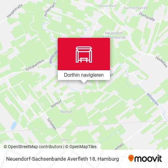Neuendorf-Sachsenbande Averfleth 18 Karte