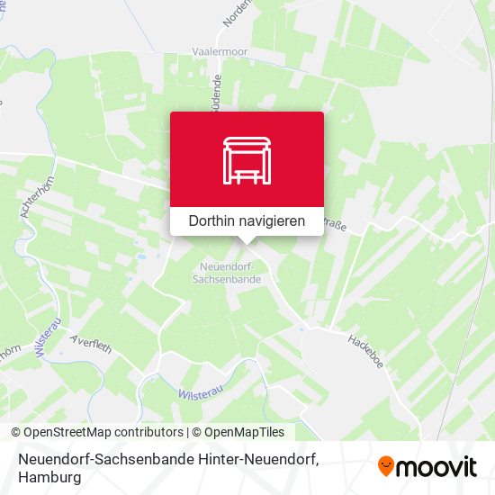 Neuendorf-Sachsenbande Hinter-Neuendorf Karte