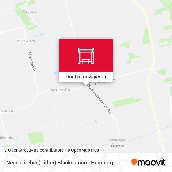 Neuenkirchen(Dithm) Blankenmoor Karte