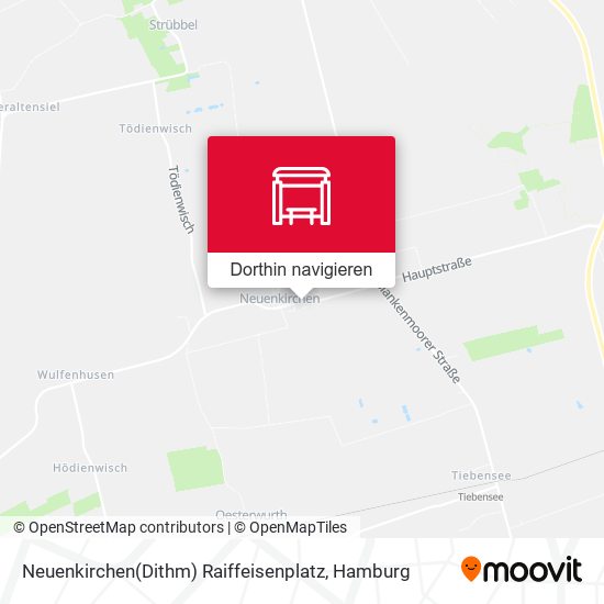 Neuenkirchen(Dithm) Raiffeisenplatz Karte