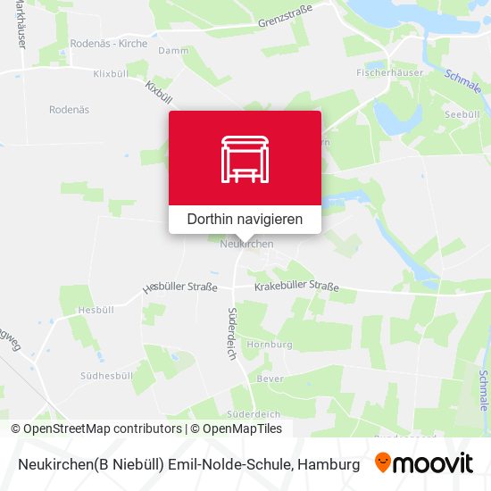 Neukirchen(B Niebüll) Emil-Nolde-Schule Karte