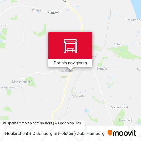 Neukirchen(B Oldenburg In Holstein) Zob Karte